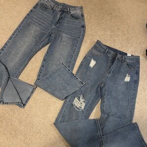 2 Pairs Women's Jeans